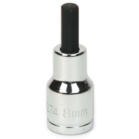 Williams Socket Bit, 1/2 Inch Dr, 10 MM Size, Hex, 29/32 Inch OD, JHW35275 JHW35275